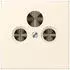 Jung Abdeckung Universal-Sat/BK-Dose 1-fach, Serie LS (LC990SAT245)