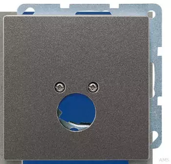 Jung Abdeckung Lautsprecherbuchse Aluminium Anthrazit (AL2962-1AN)