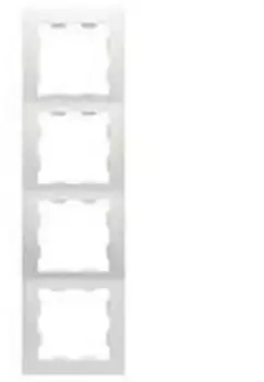 Peha Rahmen 4-fach Aluminium D 11.574.70 (00316631)