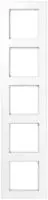 JUNG A5585BFWW, Jung A5585BFWW 5fach Rahmen A 550 (Thermoplast bruchsicher)