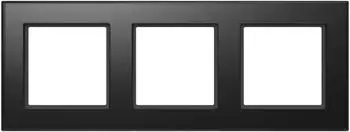 Homematic IP Glasrahmen 3-fach, schwarz (162150A1)