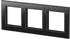 Homematic IP Glasrahmen 3-fach, schwarz (162150A1)