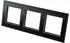 Homematic IP Glasrahmen 3-fach, schwarz (162150A1)