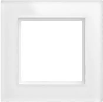 Homematic IP Glasrahmen 1-fach, wei&szlig; (HmIP-GF1)