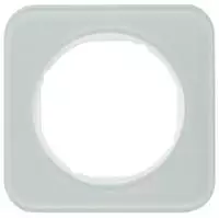 Berker 10112109, Berker 10112109 Rahmen 1fach R.1 Glas polarwei&szlig;. Abdeckrahmen f&uuml;r