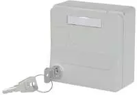 METZ CONNECT Unterputzgeh&auml;use IP44 unbest. f. MC Modul grau - Zubeh&ouml;r Netzwerk