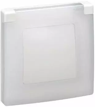 Legrand Niloe Rahmen 1-fach, Kunststoff, ultrawei&szlig;, IP44 (665000)