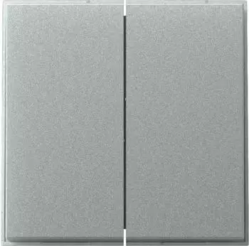 Gira Wippe TX_44 2-fach, gerade, alu (349565)