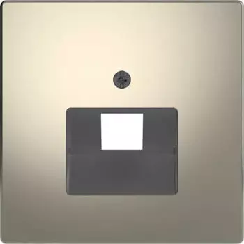 Merten Zentralplatte f&uuml;r UAE-Einsatz System Design, 1-fach, nickelmetallic (MEG4521-6050)