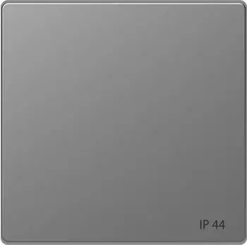 Merten System Design Wippe 1-fach, Edelstahl, IP44 (MEG3304-6036)