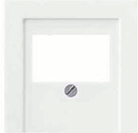 Jung A569PLTWW, Jung A 569 PLT WW Abdeckung f&uuml;r TAE-Fernmelde-Anschlussdose und