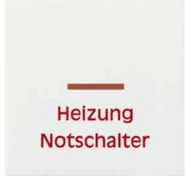 Albrecht Jung GmbH & Co. KG (Schalter & Thermostate) Jung Wippe mit Aufschrift "Heizung Notschalter" (A 590 H WW)