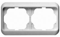 Busch-Jaeger 2CKA001754A2700, Busch-Jaeger 1722-24G Abdeckrahmen 2-fach Rahmen