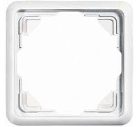 JUNG CD581WW, Jung CD581WW Rahmen 1fach (Duroplast) Alpinwei&szlig; Serie CD