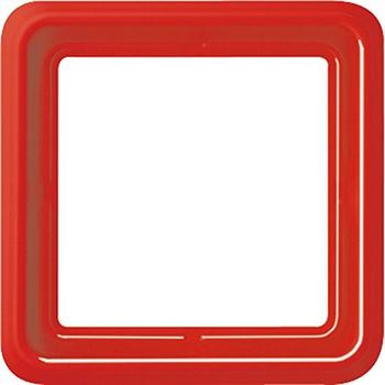 Jung Rahmen 1fach rot (CD 581 GL RT)