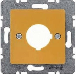 Berker Zentralplatte für Melde- und Befehlsgerät Ø 22,5 mm (143207)