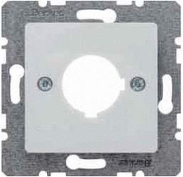 Berker Zentralplatte für Melde- und Befehlsgerät Ø 22,5 mm (143209)