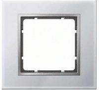 Berker 10116414, Berker 10116414 Glasrahmen 1fach B.7 alu. Abdeckrahmen f&uuml;r