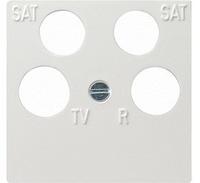 Gira Giersiepen 025903, Gira Giersiepen GIRA 025903 Zentralplatte 4fach (50 x 50 mm)