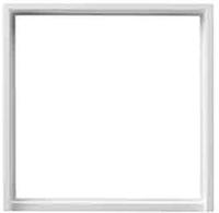 Gira 028227, Gira 028227 Adapterrahmen quadr. 50 x 50 mm System 55 Reinwei&szlig; m