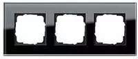 Gira 021305, Gira 021305 Abdeckrahmen 3f Gira Esprit G Schwarz