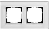 Gira 021218, Gira 021218 Abdeckrahmen 2-fach Gira Esprit G Mint