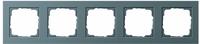 Gira Giersiepen 021523, Gira Giersiepen GIRA 021523 Abdeckrahmen 5fach E2 anthrazit