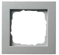 Gira 021125, Gira 021125 Abdeckrahmen 1-fach Gira E2 Farbe Alu