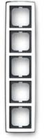 Busch-Jaeger 1725-80G, Busch-Jaeger 1725-80G Abdeckrahmen 5-fach chrom glanz -...