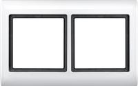 Merten 400219, Merten 400219 AQUADESIGN-Rahmen 2-fach Polarwei&szlig;