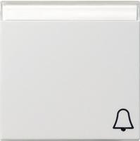 Gira 067303 Wippe Symbol Klingel Beschriftungsfeld System 55, reinwei&szlig;