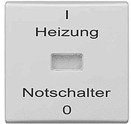 Busch-Jaeger Wippe Mit Aufdruck "Heizung-Notschalter" (2102 H-34)