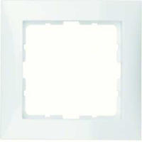 Berker S1 Rahmen 1-fach 10118989 polarweiss gl&auml;nzend