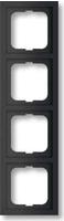 Busch-Jaeger 1724-885K, Busch-Jaeger 1724-885K Abdeckrahmen 4-fach schwarz matt -