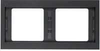 Hager K1 &ndash; Rahmen 2 Elemente horizontal anthrazit