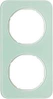 Berker 10122109, Berker 10122109 Rahmen 2fach R.1 Glas, polarwei&szlig;