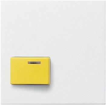 Gira Abdeckung für Abstelltaster mit LED-Erinnerungslampe gelb (024703)