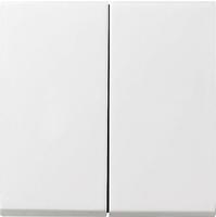 GIRA 026627, Gira Wippe Serienschalter IP44 System 55 reinwei&szlig; m 026627