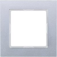 JG Rahmen 1fach AC 581 AL Aluminium