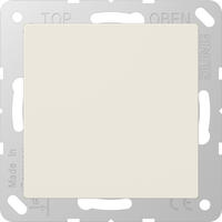 Jung A594-0, Jung Blind-Abdeckung cremewei&szlig; (ws) kompl. mit Tragring A 594-0