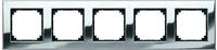 Merten Metallrahmen 5f.chrom 475539