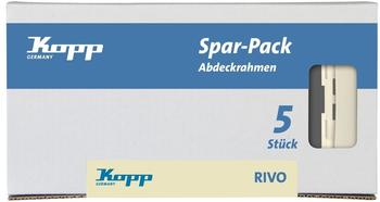 Kopp PROFI-PACK: 5 Abdeckrahmen 2fach (404601050)