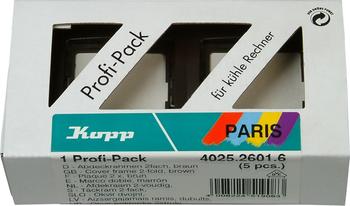 Kopp PROFI-PACK: 5 Abdeckrahmen 2-fach (402526016)