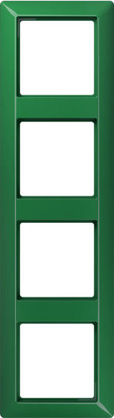 Jung Rahmen grün 4fach (AS 584 BF GN)