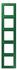 Jung Rahmen grün 5fach (AS 585 BF GN)