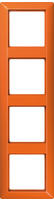 Jung Rahmen 4-fach orange AS 584 BF O