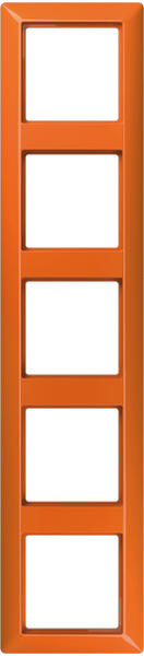 Jung Rahmen orange 5fach (AS 585 BF O)
