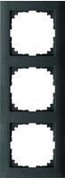 Merten MEG4030-3614, Merten MEG4030-3614 M-Pure-Rahmen 3-fach Anthrazit M-Pure