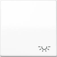 JUNG AS591LWW, Jung AS591LWW Wippe m. Symbol "Licht" (Duroplast) Alpinwei&szlig;...