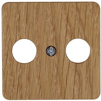 Kopp Milano Antennenabdeckung TV/RF eiche (358630180)